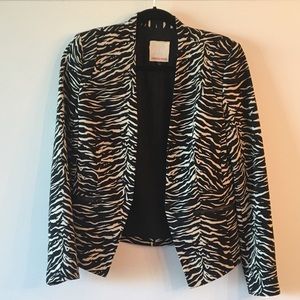 Rebecca Taylor Blazer- animal- size 6